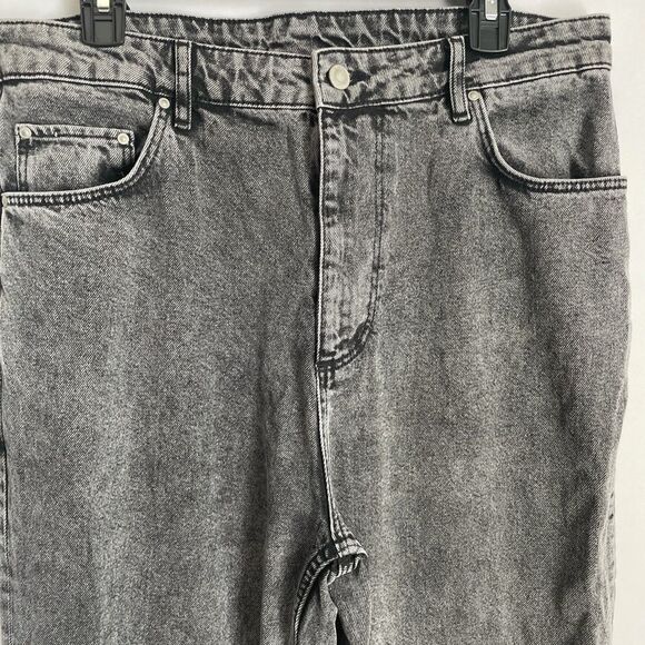 ASOS Black Washed Out Boot Cut Jeans 36/32R - Picture 4 of 8